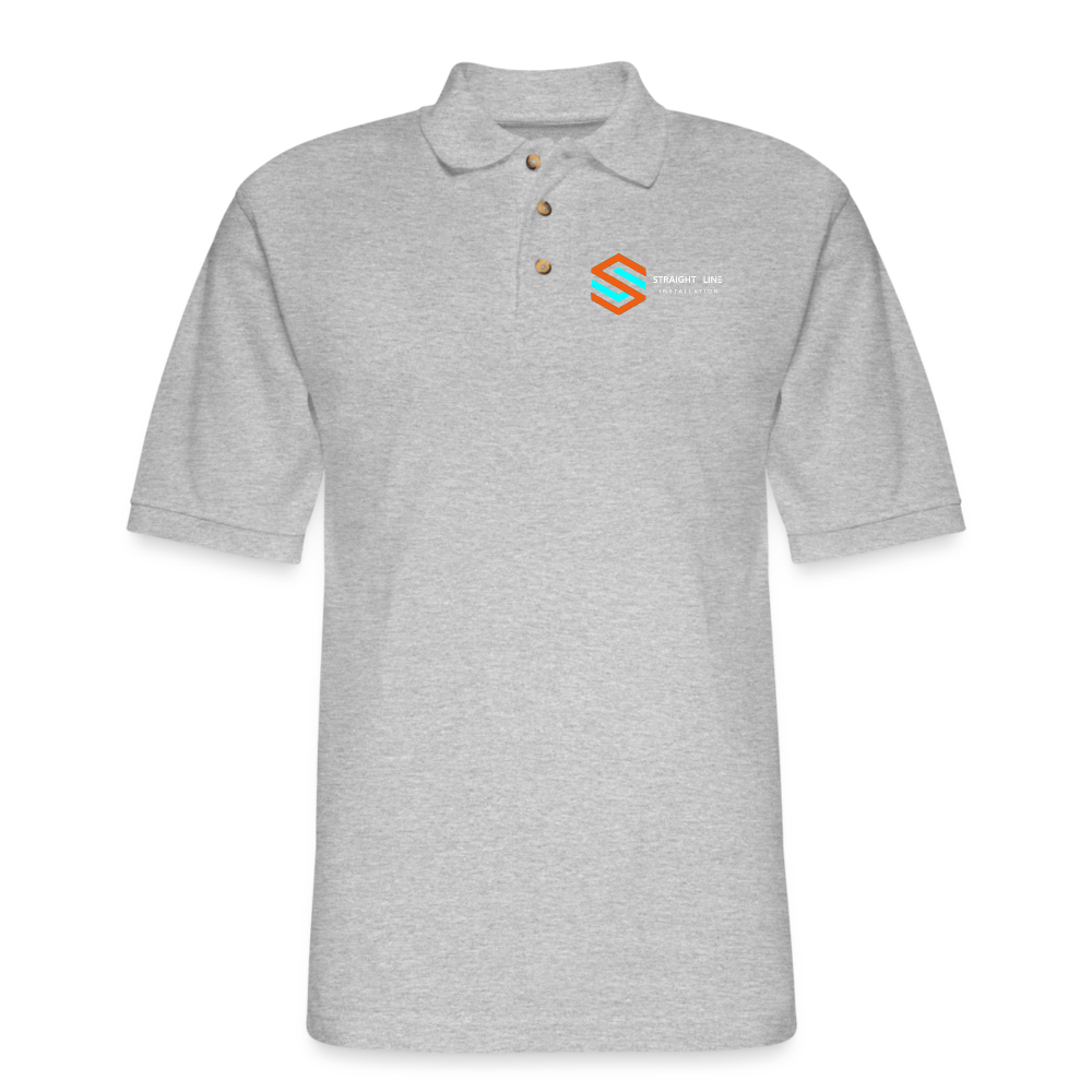 Men's Pique Polo Shirt - heather gray