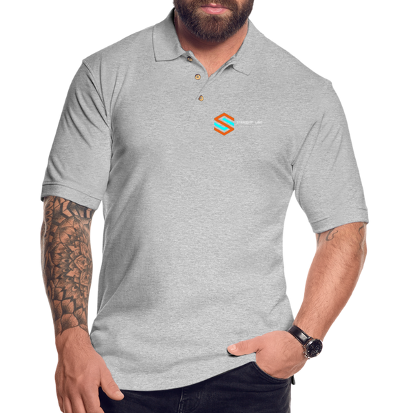 Men's Pique Polo Shirt - heather gray