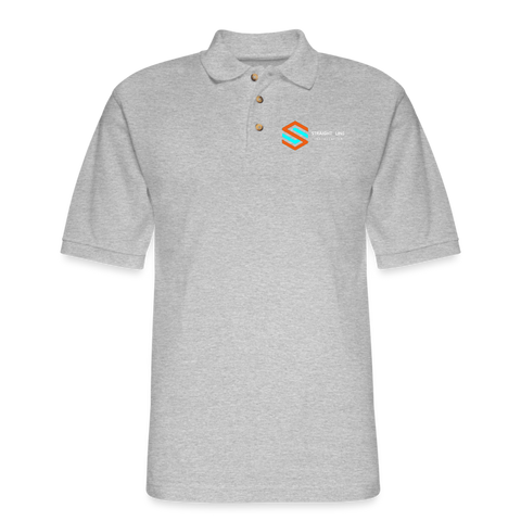 Men's Pique Polo Shirt - heather gray